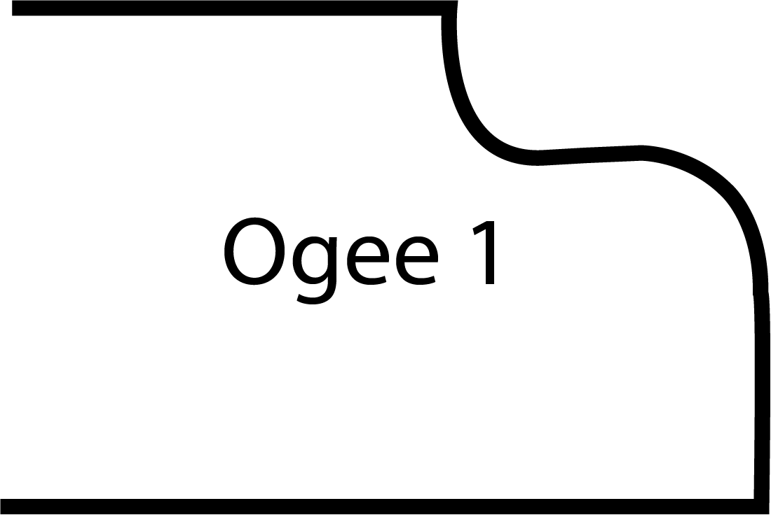 Ogee 1 Dupont countertop edge